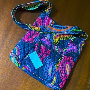 NWT Vera Bradley Hipster Crossbody / Shoulder Bag in Twilight Paisley